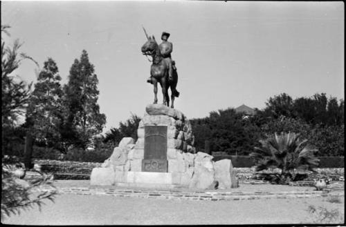 German statue, "Reiterdenkmal"