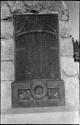 German statue, "Reiterdenkmal", plaque