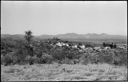 Landscape and view of Windhoek