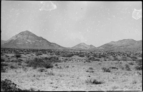 Landscape, with hills in background