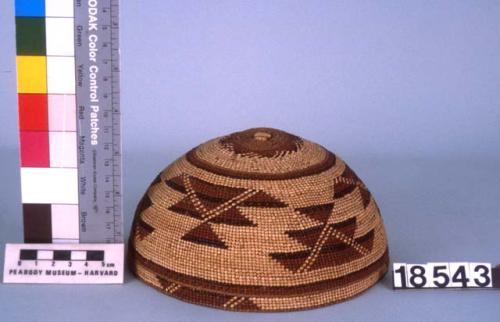 Woman's basketry cap