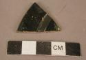 Small fragment of plain bronze mirror - remarkable for the high +