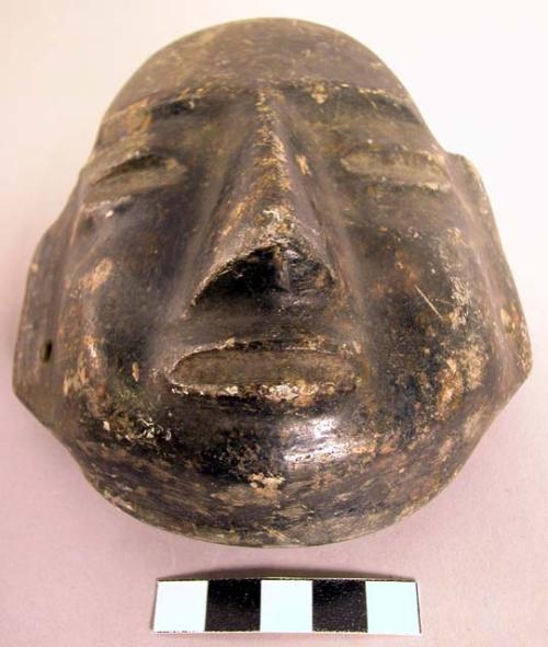 Human face in steatite