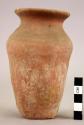 Vase, pottery, unpolished, red-brown ware