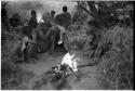 "Kind Man's" family sitting by their fire