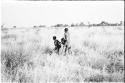 Three boys playing a horse game