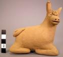 Terra cotta creche figurine, donkey. One of group (27404a-m)