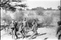 Boys of both Oukwane's group and "visiting group" dancing