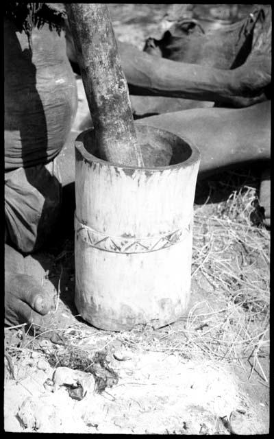 Mortar and pestle, close-up