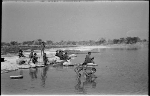 Women and children in and around Nama Pan