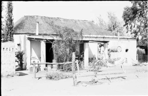 House with thatched roof