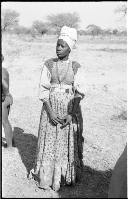 Herero woman, full figure standing