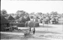 Distant view of huts at Tsau