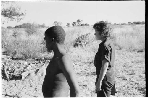 !Gai and Elizabeth Marshall Thomas walking