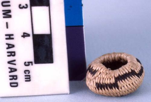 Small miniature basket--diameter of rim 0.375 in.