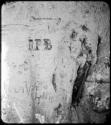 Names carved on the trunk of a baobab tree (copy of color slide 2001.29.5353)