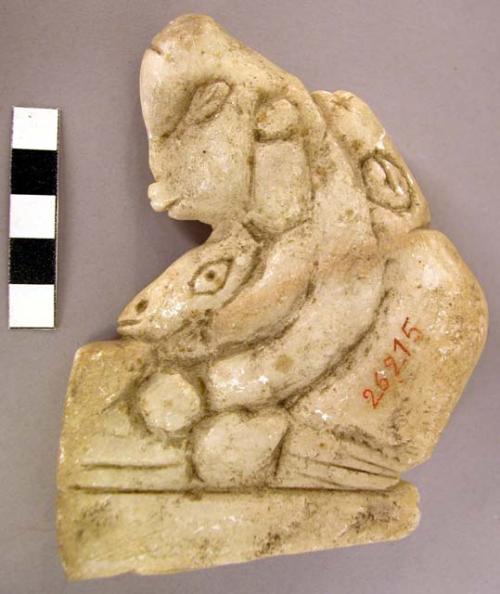 Carved stone, animal form