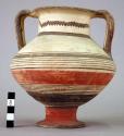 Pottery amphora - White slip painted ware A (of Mycenaean descent)