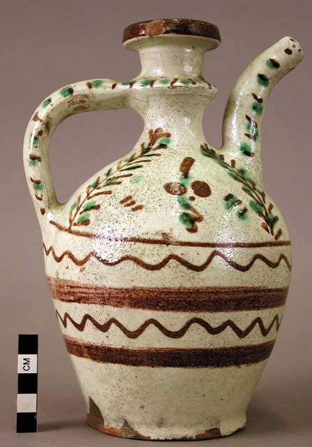 Pottery pitcher