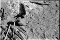 "Gao Medicine's" possessions including an anvil stone and another stone used to crack and grind objects