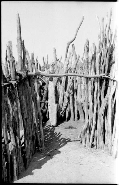 Latrine in an Ombandia kraal