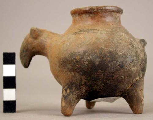 Tapir effigy vessel