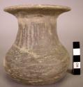 Ceramic pre-columbian blackware jar
