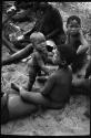 Group of children sitting, close-up view