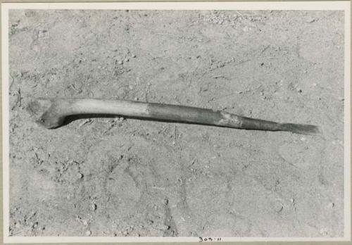 Unidentified implement (print is a cropped image)