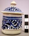 Ceramic small lidded pot