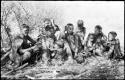 Group of women visiting from Okwa, sitting with /Twikwe (left)