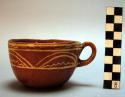 Pottery cup