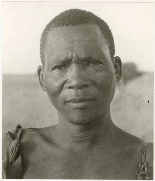 Portrait of Ngwagetse (print is a cropped image)