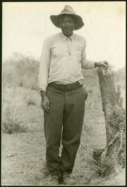 Isaac Otuhile (chief of Kubi appointed by Queen Moremi), full-body portrait