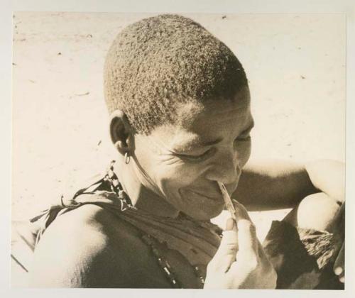 Mogatsiposi using nose cleaner