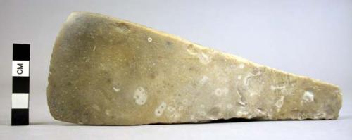 Polished flint axe