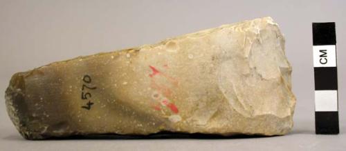 Polished flint wedge