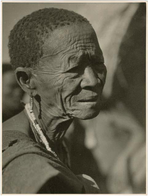 "Band 2, Old /Gasa 61": "Old /Gasa," mother of five children, portrait (print is a cropped image)