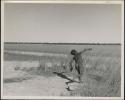 Boy running near the pan




