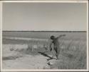 Boy running near the pan




