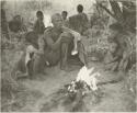 "Kind Man's" family sitting by their fire