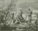 Group of girls and women sitting and standing
