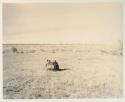 Group of people riding in the expedition Jeep with Wilhelm Camm and John Marshall


