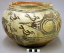 Early modern Hopi polychrome pottery jar