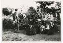 [No folder title]: Group of people sitting and watching dancers who have danced all night