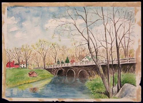 Watercolor: April 19, 1950