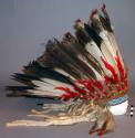 Feathered war bonnet