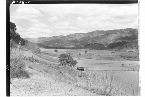 Panorama of La Vega Valley from Southwest