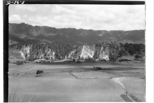 Panorama of La Vega Valley from Southwest