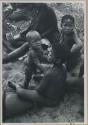 Group of children sitting, close-up view




